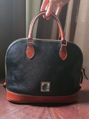 Dooney & Bourke Pebble Grain Leather Zip Zip Satchel